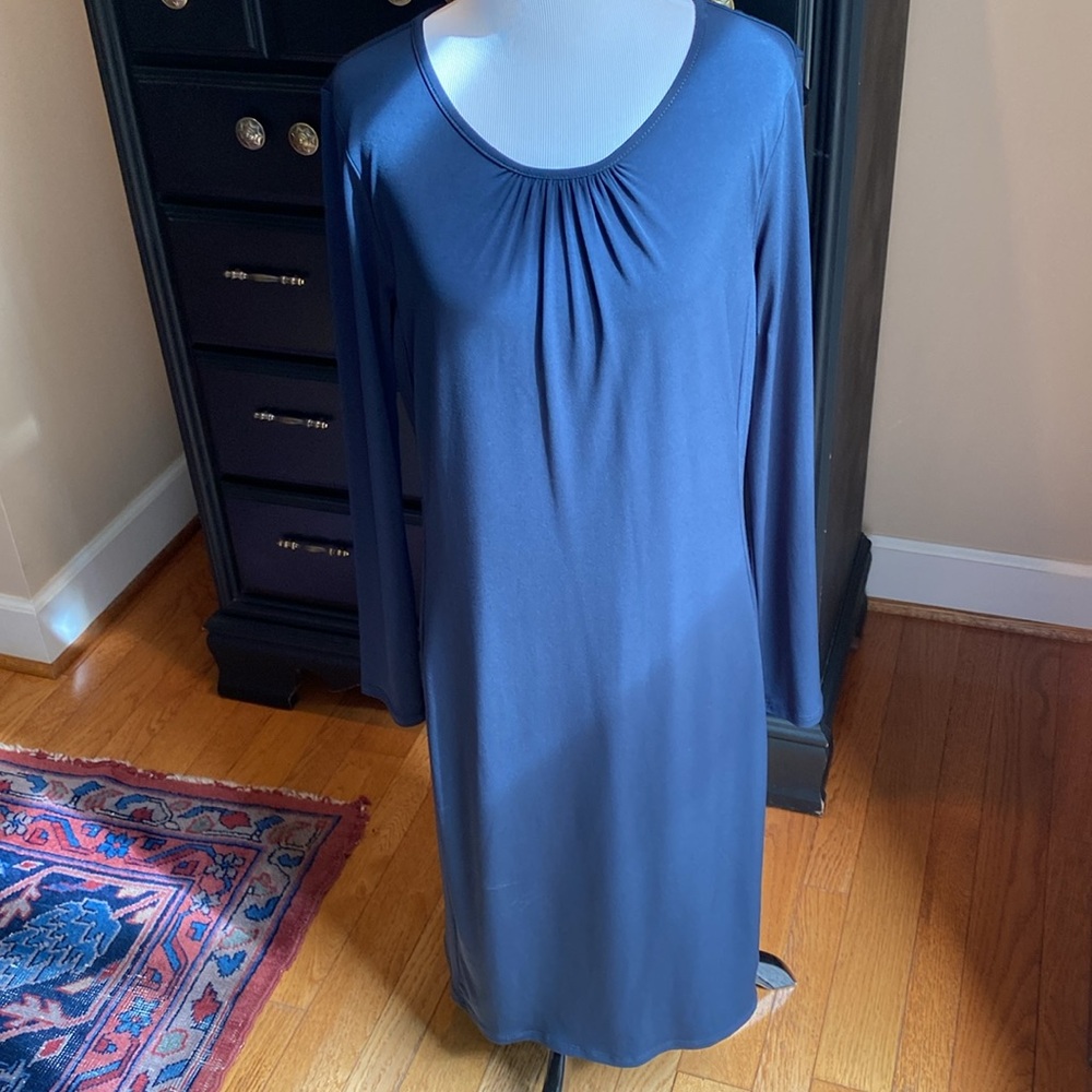 VELVET BY GRAHAM & SPENCER Navy MIDI Dress Size XS